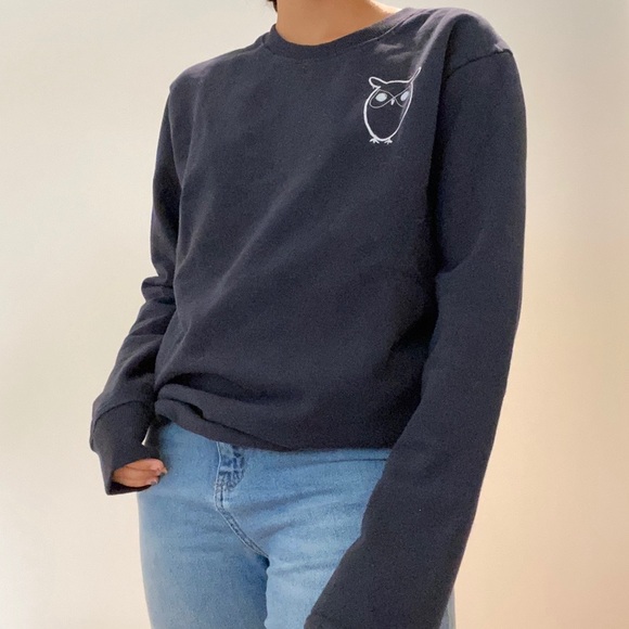 Navy Knowledge Cotton Apparel Crewneck BNWT - Picture 2 of 4